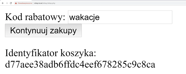 Przykładowy sklep